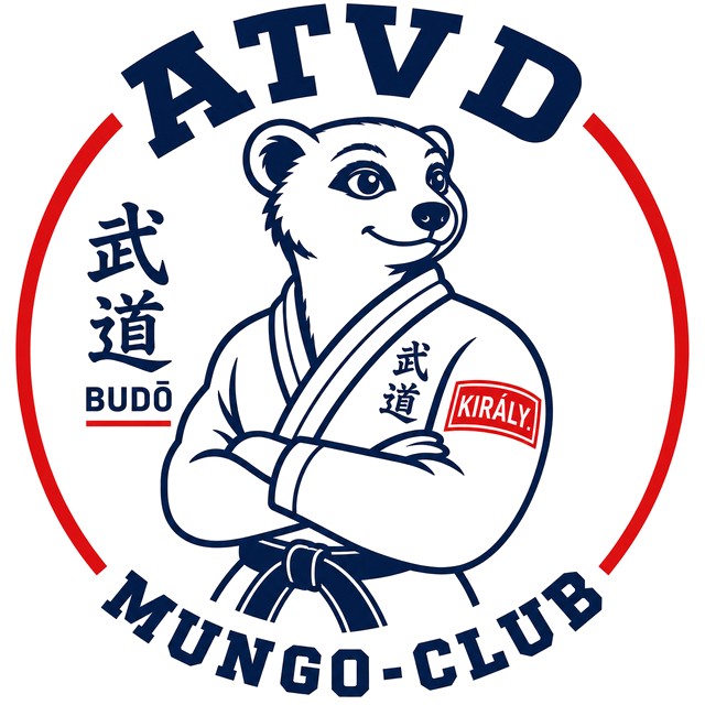 Logo des ATVD Mungo-Clubs: ein Mungo im Kampfsportanzug mit verschränkten Armen
